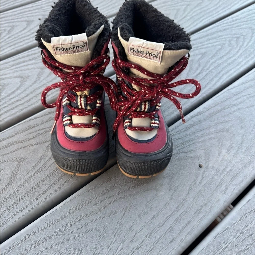 Vintage Fisher-Price toddler Winter Boots size 7T